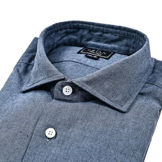 SALE｜24 - 25AW ORIAN Vintage コットン100% ホリゾンタルカラードレスシャツ｜GUARDAROBA MILANO OFFICIAL STORE