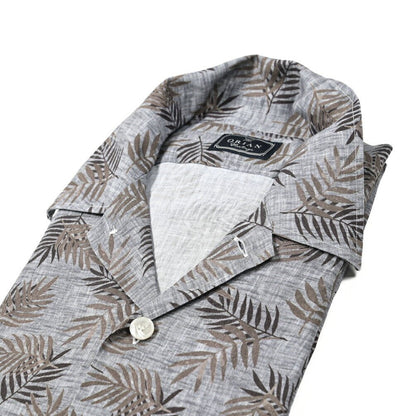 SALE｜24SS ORIAN Vintage リネン100% 半袖オープンカラーシャツ(開襟シャツ)｜GUARDAROBA MILANO OFFICIAL STORE