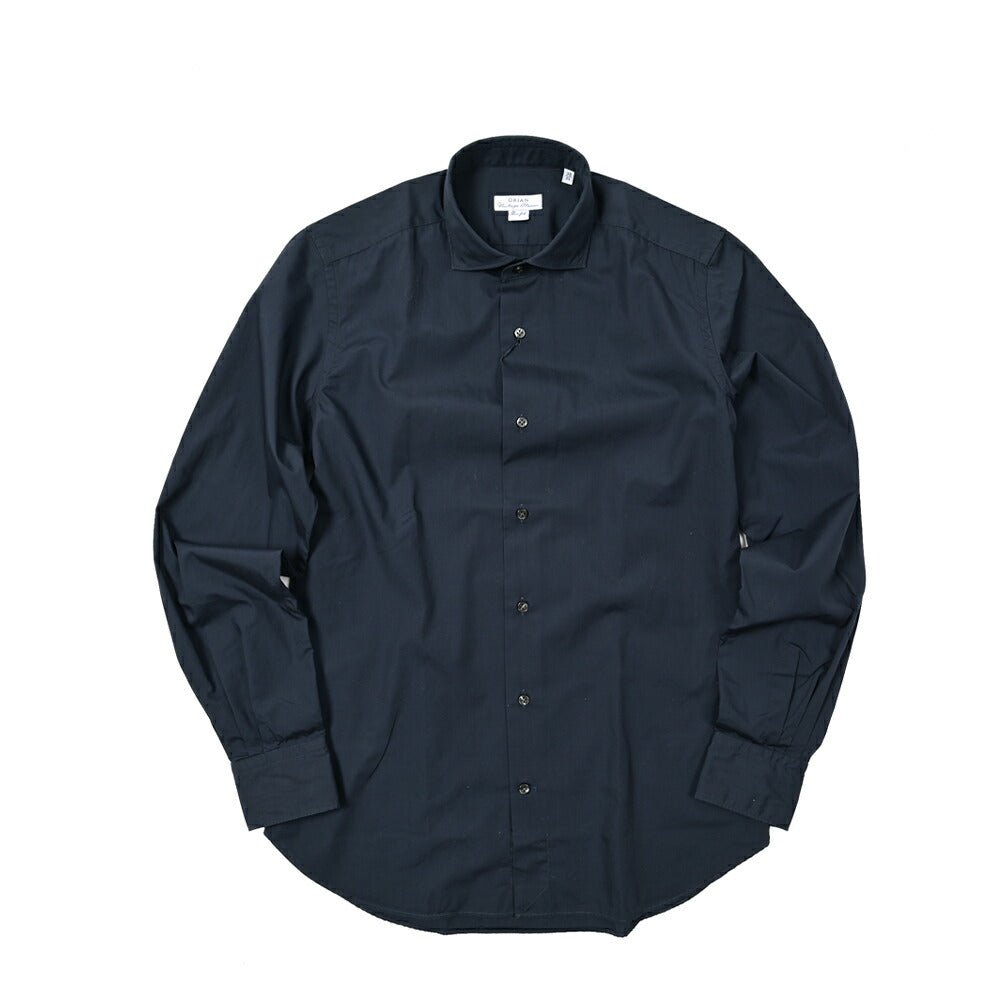 プレサマーセール｜24SS ORIAN Vintage Classic SLIM FIT コットン100% ホリゾンタルカラードレスシャツ