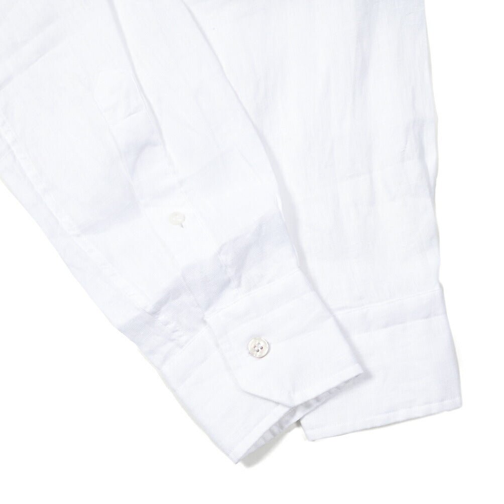 SALE｜24SS ORIAN Vintage SLIM FIT リネン100% ホリゾンタルカラードレスシャツ｜GUARDAROBA MILANO OFFICIAL STORE
