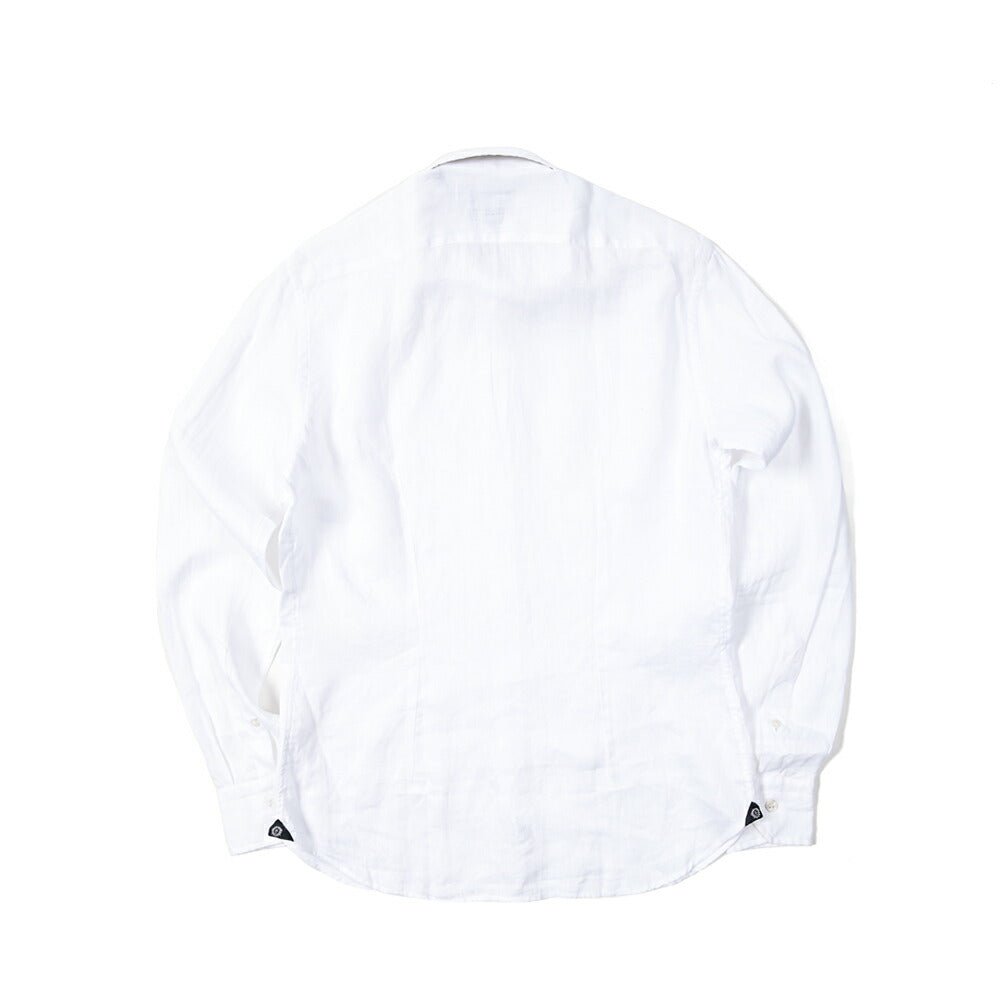 SALE｜24SS ORIAN Vintage SLIM FIT リネン100% ホリゾンタルカラードレスシャツ｜GUARDAROBA MILANO OFFICIAL STORE
