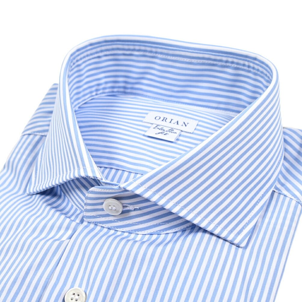SALE｜25 - 26AW ORIAN コットン100% ホリゾンタルカラーストライプシャツ / EXTRA SLIM FIT｜426681 - 38｜GUARDAROBA MILANO OFFICIAL STORE