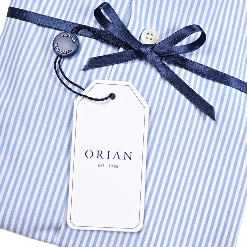 SALE｜25 - 26AW ORIAN コットン100% ホリゾンタルカラーストライプシャツ / EXTRA SLIM FIT｜426681 - 38｜GUARDAROBA MILANO OFFICIAL STORE