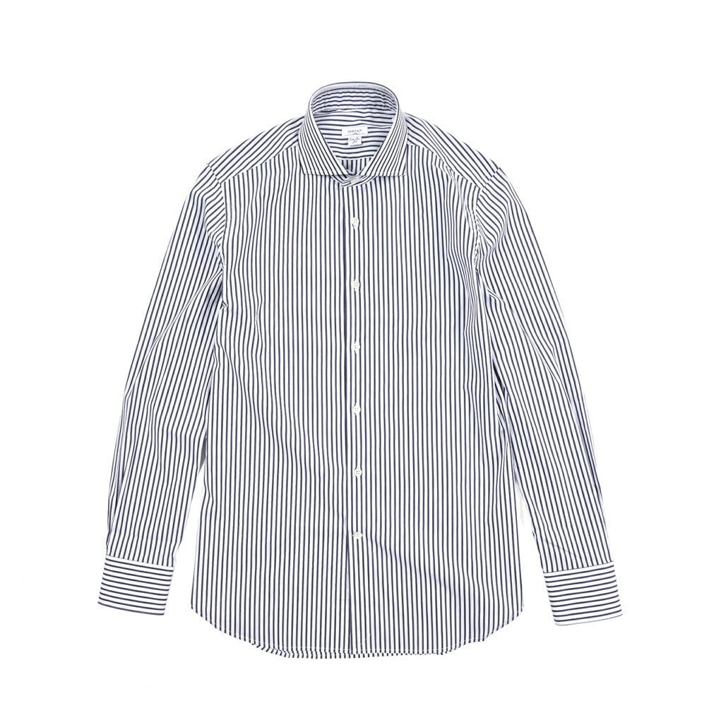 SALE｜25 - 26AW ORIAN ストレッチコットン ホリゾンタルカラーストライプシャツ / EXTRA SLIM FIT｜426687 - 39｜GUARDAROBA MILANO OFFICIAL STORE