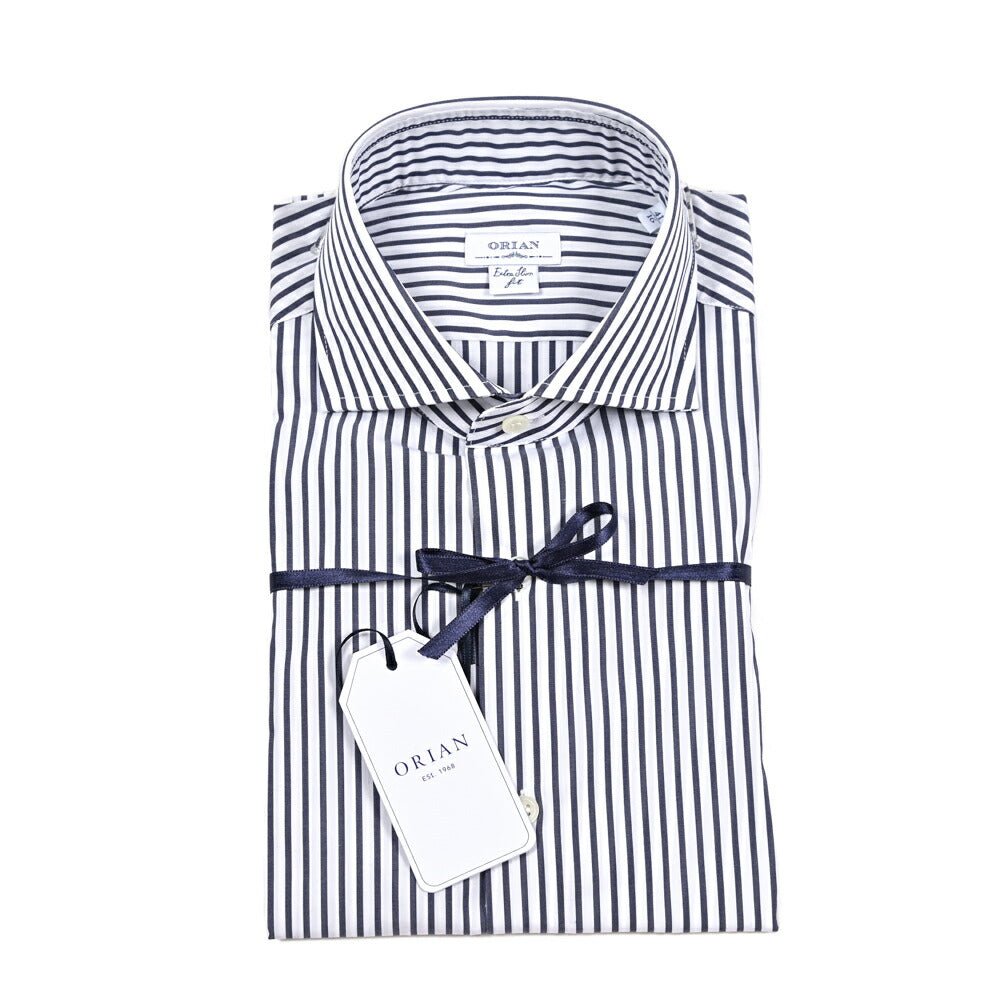 SALE｜25 - 26AW ORIAN ストレッチコットン ホリゾンタルカラーストライプシャツ / EXTRA SLIM FIT｜426687 - 39｜GUARDAROBA MILANO OFFICIAL STORE