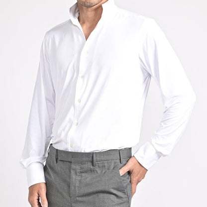 SALE｜25 - 26AW ORIAN Functional Garment ストレッチナイロン スキッパーシャツ｜426851-38｜GUARDAROBA MILANO OFFICIAL STORE