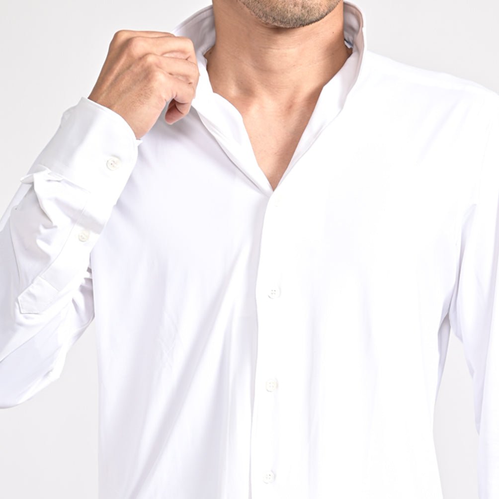 SALE｜25 - 26AW ORIAN Functional Garment ストレッチナイロン スキッパーシャツ｜426851-38｜GUARDAROBA MILANO OFFICIAL STORE