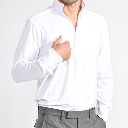 SALE｜25 - 26AW ORIAN Functional Garment ストレッチナイロン スキッパーシャツ｜426851-38｜GUARDAROBA MILANO OFFICIAL STORE