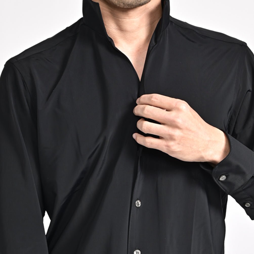 SALE｜25 - 26AW ORIAN FUNCTIONAL GARMENT 高機能ストレッチナイロン スタンドカラーシャツ｜426870-38｜GUARDAROBA MILANO OFFICIAL STORE