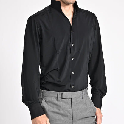 SALE｜25 - 26AW ORIAN FUNCTIONAL GARMENT 高機能ストレッチナイロン スタンドカラーシャツ｜426870-38｜GUARDAROBA MILANO OFFICIAL STORE