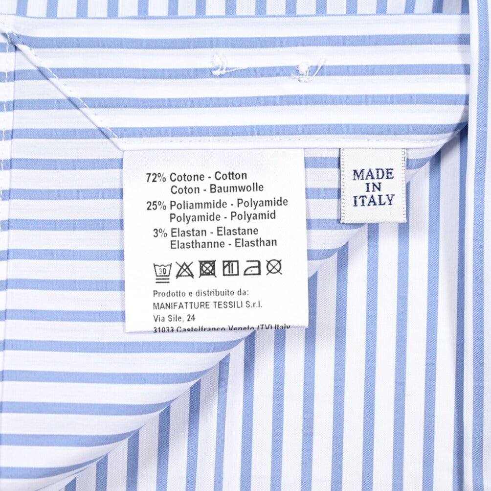 SALE｜25 - 26AW ORIAN ストレッチコットン ストライプシャツ / SLIM FIT｜426711-38｜GUARDAROBA MILANO OFFICIAL STORE