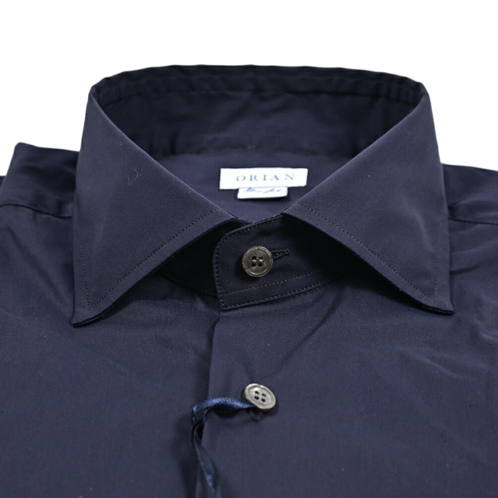 SALE｜ORIAN オリアン / ストレッチコットン ホリゾンタルカラーシャツ