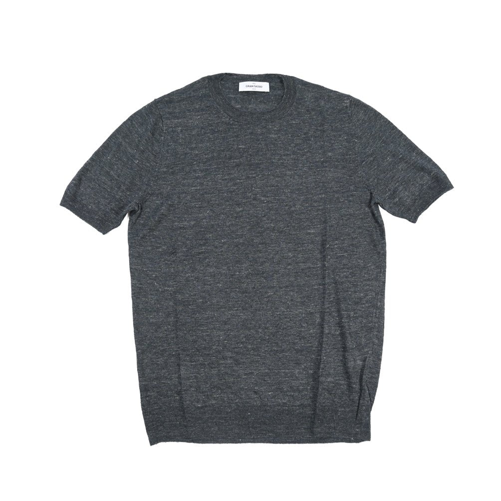 SALE｜GRAN SASSO グランサッソ / リネン100% サマーニットTシャツ