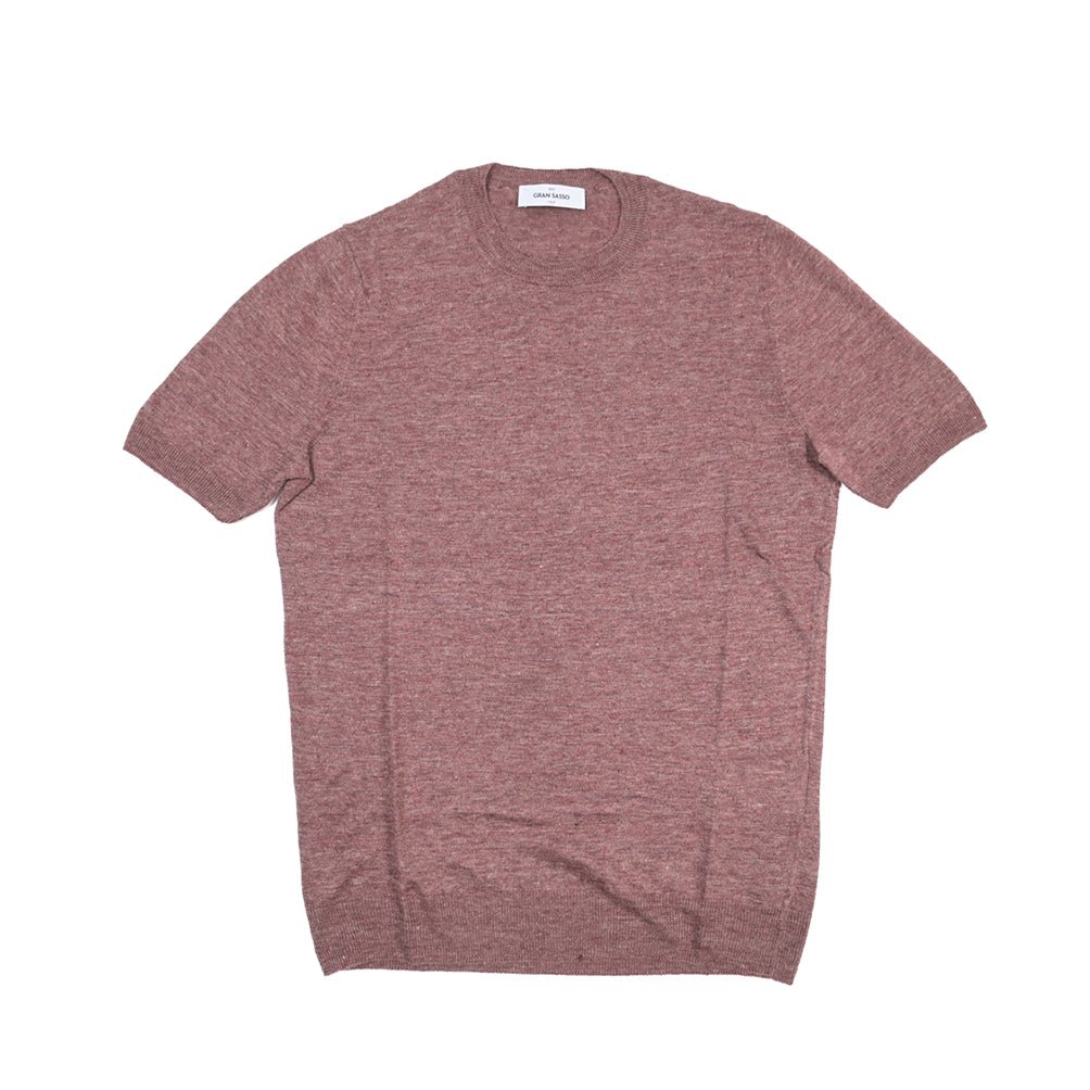 SALE｜26SS GRAN SASSO リネン100% サマーニットTシャツ A.グレー 48 | GUARDAROBA MILANO OFFICIAL STORE