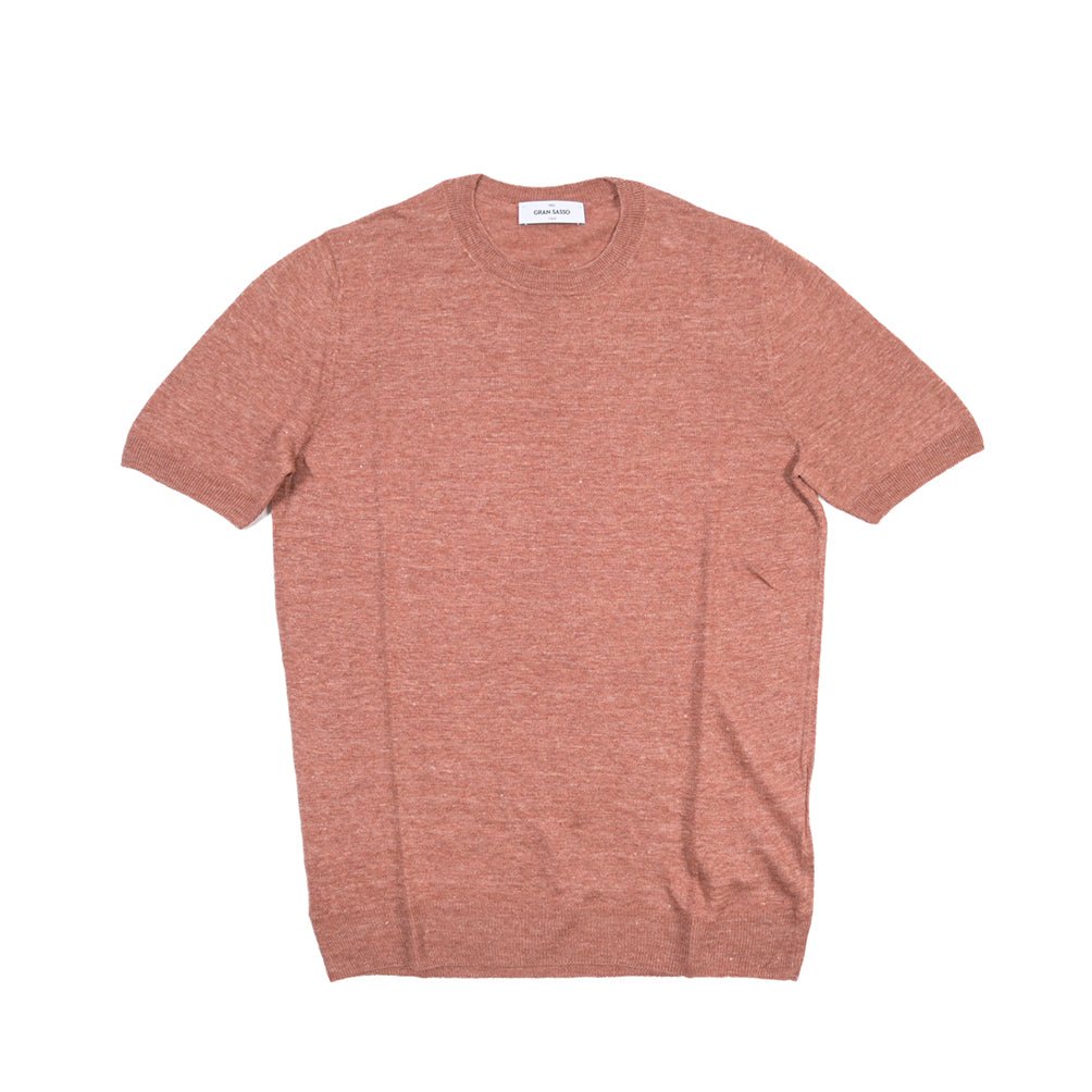 SALE｜26SS GRAN SASSO リネン100% サマーニットTシャツ A.グレー 48 | GUARDAROBA MILANO OFFICIAL STORE
