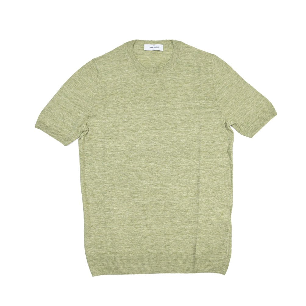 SALE｜26SS GRAN SASSO リネン100% サマーニットTシャツ A.グレー 48 | GUARDAROBA MILANO OFFICIAL STORE