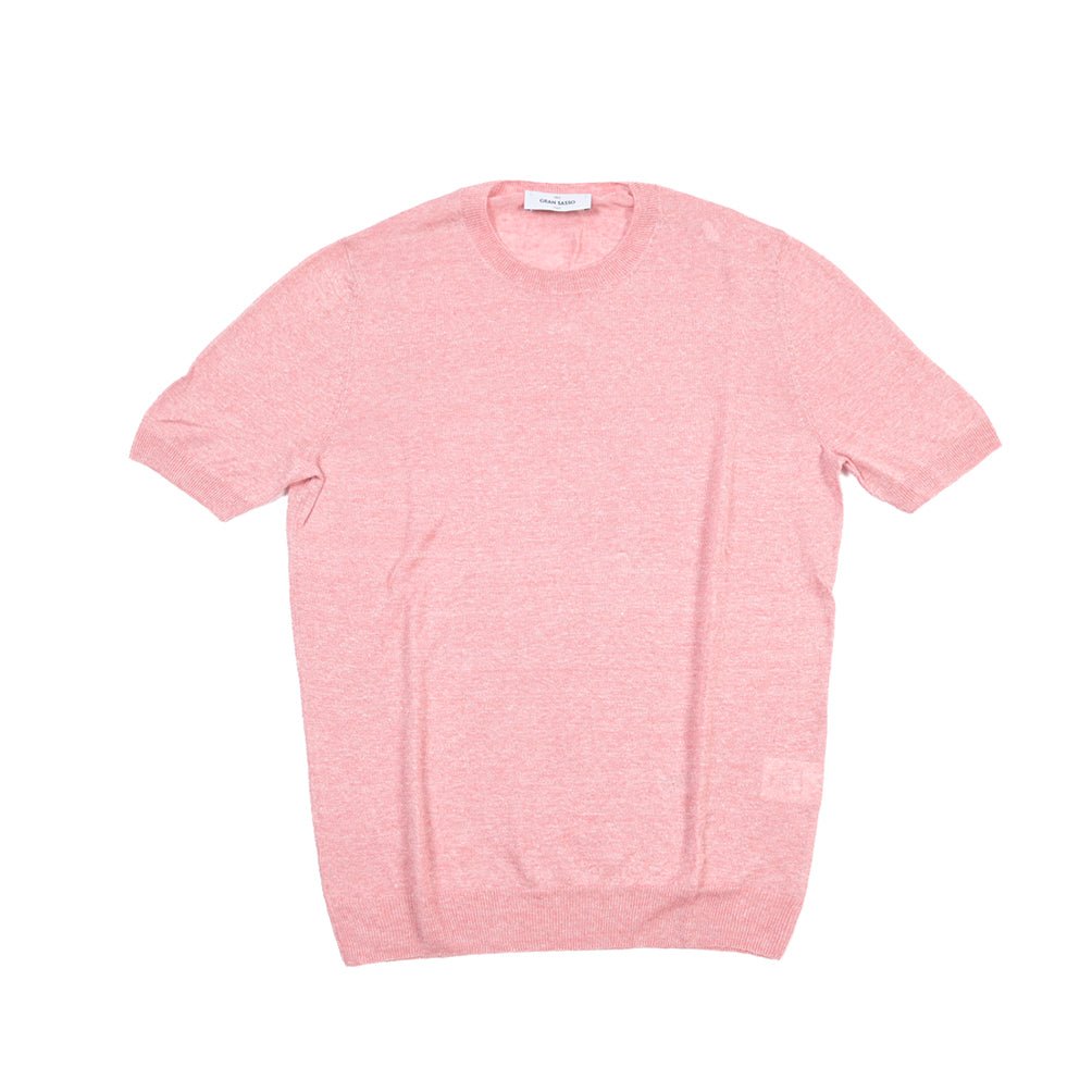 SALE｜26SS GRAN SASSO リネン100% サマーニットTシャツ A.グレー 48 | GUARDAROBA MILANO OFFICIAL STORE