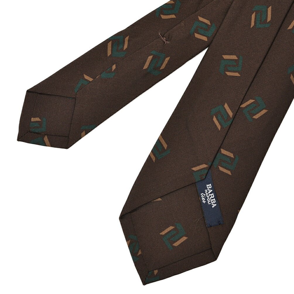 SALE｜BARBA シルク100% 総柄ネクタイ(セッテピエゲ)｜428345｜GUARDAROBA MILANO OFFICIAL STORE