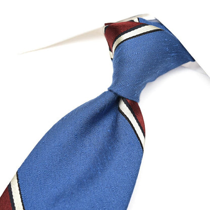 SALE｜BARBA シルク100% レジメンタル柄ネクタイ(セッテピエゲ)｜428351｜GUARDAROBA MILANO OFFICIAL STORE