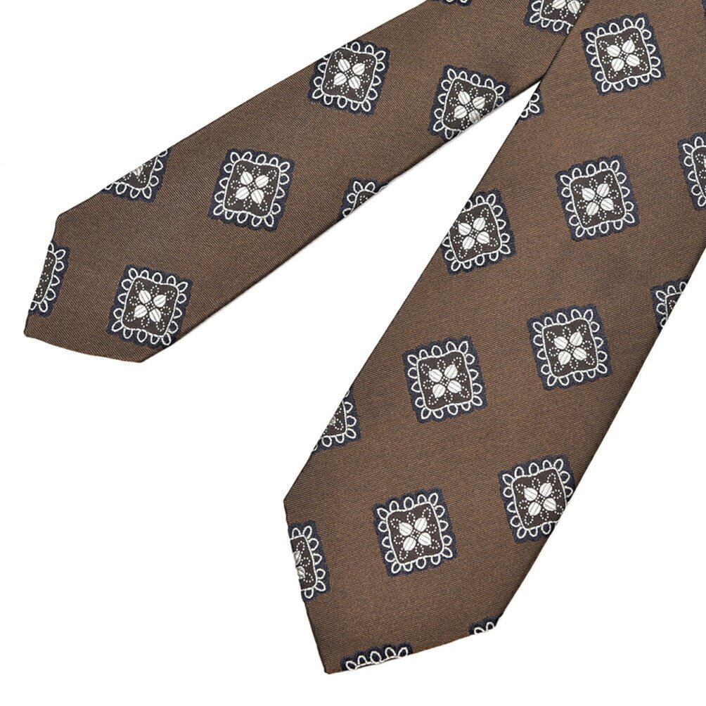 SALE｜BARBA シルク100% 小紋柄ネクタイ(セッテピエゲ)｜428361｜GUARDAROBA MILANO OFFICIAL STORE