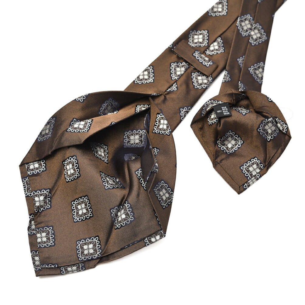 SALE｜BARBA シルク100% 小紋柄ネクタイ(セッテピエゲ)｜428361｜GUARDAROBA MILANO OFFICIAL STORE