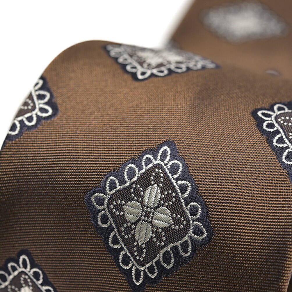 SALE｜BARBA シルク100% 小紋柄ネクタイ(セッテピエゲ)｜428361｜GUARDAROBA MILANO OFFICIAL STORE
