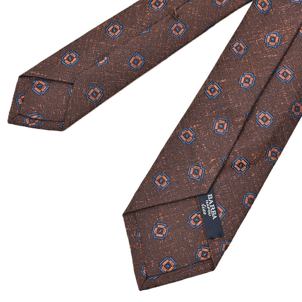 SALE｜BARBA シルク100% 小紋柄ネクタイ(セッテピエゲ)｜428365｜GUARDAROBA MILANO OFFICIAL STORE
