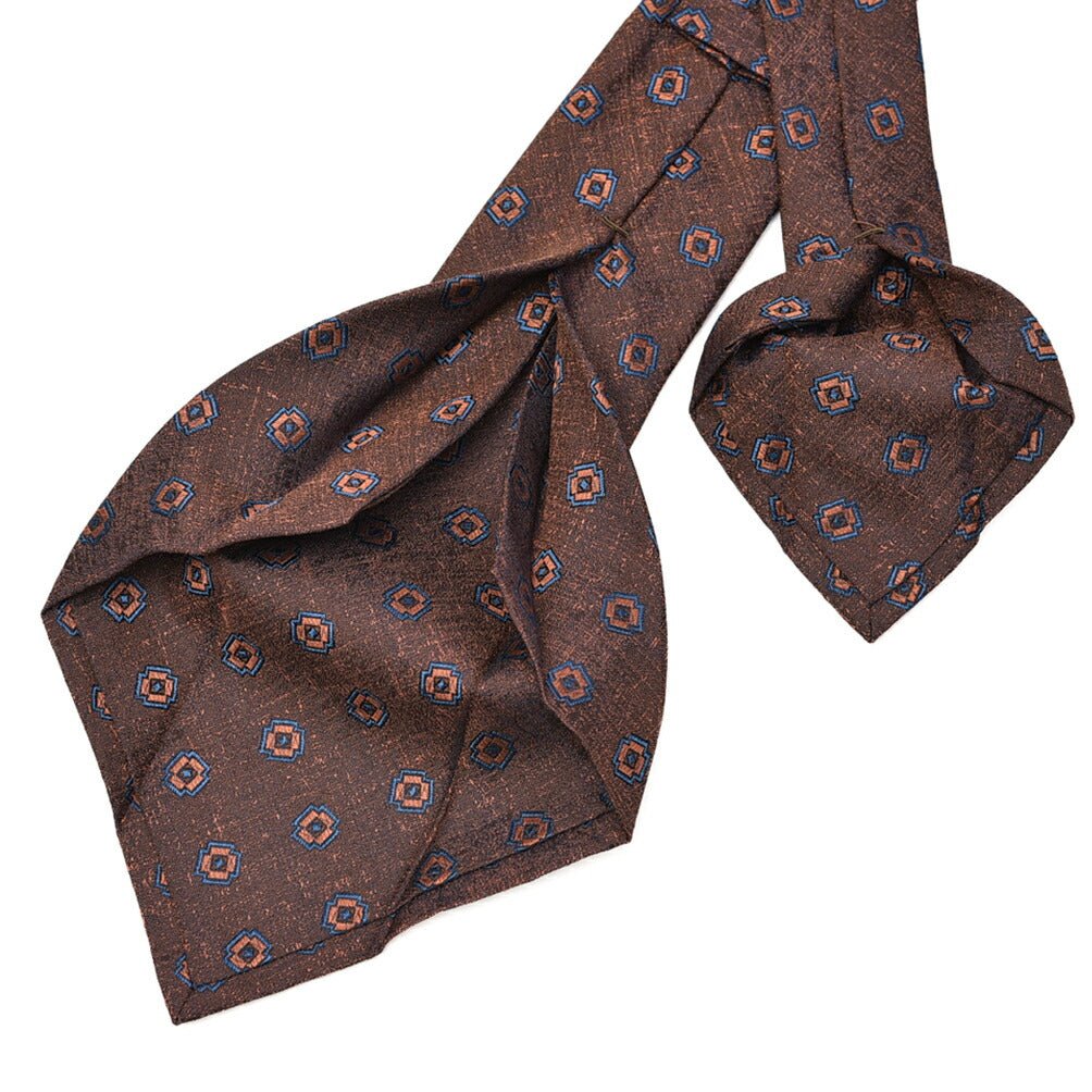 SALE｜BARBA シルク100% 小紋柄ネクタイ(セッテピエゲ)｜428365｜GUARDAROBA MILANO OFFICIAL STORE