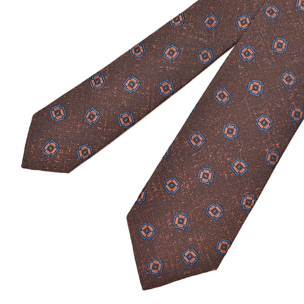 SALE｜BARBA シルク100% 小紋柄ネクタイ(セッテピエゲ)｜428365｜GUARDAROBA MILANO OFFICIAL STORE