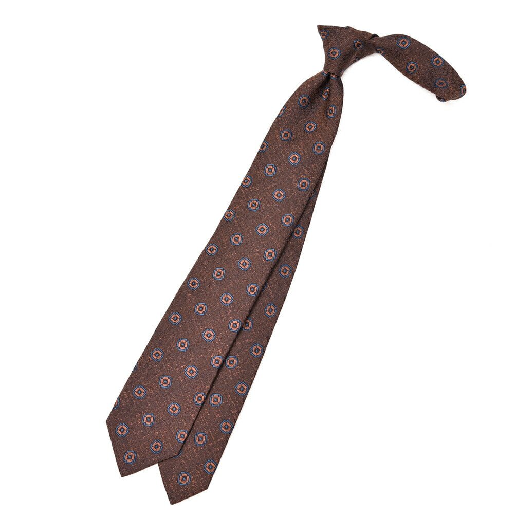 SALE｜BARBA シルク100% 小紋柄ネクタイ(セッテピエゲ)｜428365｜GUARDAROBA MILANO OFFICIAL STORE