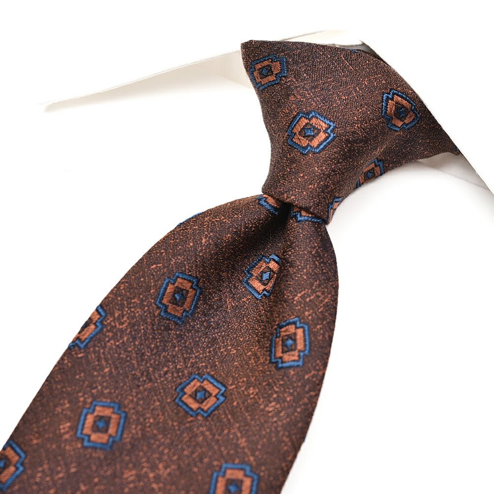 SALE｜BARBA シルク100% 小紋柄ネクタイ(セッテピエゲ)｜428365｜GUARDAROBA MILANO OFFICIAL STORE