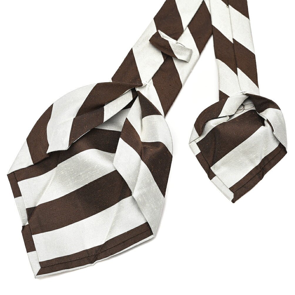 SALE｜BARBA シルク100% レジメンタル柄ネクタイ(セッテピエゲ)｜428377｜GUARDAROBA MILANO OFFICIAL STORE