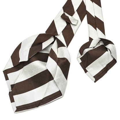 SALE｜BARBA シルク100% レジメンタル柄ネクタイ(セッテピエゲ)｜428377｜GUARDAROBA MILANO OFFICIAL STORE