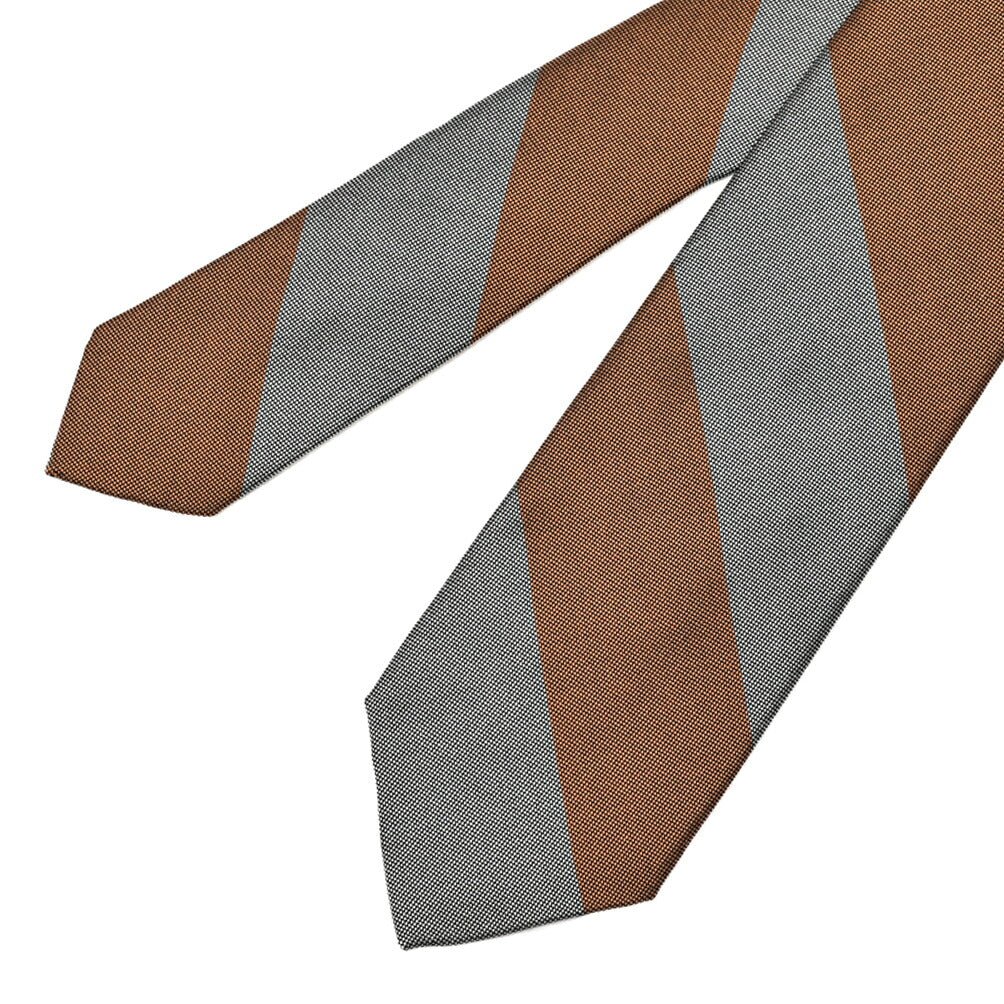 SALE｜BARBA シルク100% レジメンタル柄ネクタイ(セッテピエゲ)｜428379｜GUARDAROBA MILANO OFFICIAL STORE