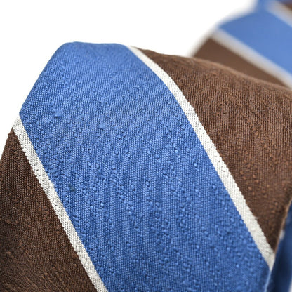 SALE｜BARBA シルク100% レジメンタル柄ネクタイ(セッテピエゲ)｜428383｜GUARDAROBA MILANO OFFICIAL STORE