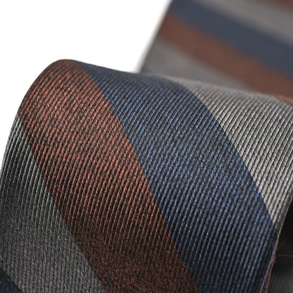 SALE｜BARBA シルク100% レジメンタル柄ネクタイ(セッテピエゲ)｜428385｜GUARDAROBA MILANO OFFICIAL STORE