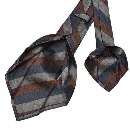 SALE｜BARBA シルク100% レジメンタル柄ネクタイ(セッテピエゲ)｜428385｜GUARDAROBA MILANO OFFICIAL STORE