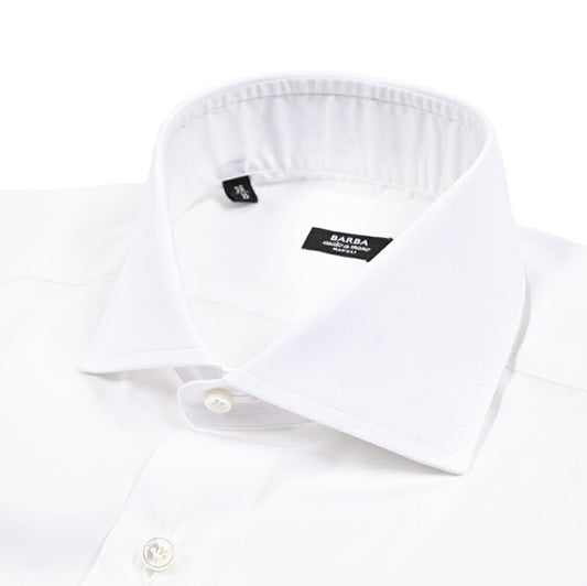 SALE｜BARBA コットン100% ホリゾンタルカラードレスシャツ / cucito a mamo 手縫い仕立て｜435649-38｜GUARDAROBA MILANO OFFICIAL STORE