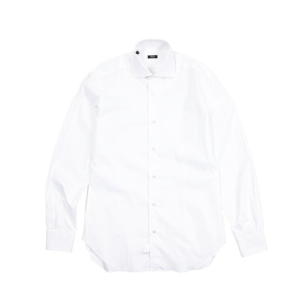 SALE｜BARBA コットン100% ホリゾンタルカラードレスシャツ / cucito a mamo 手縫い仕立て｜435649-38｜GUARDAROBA MILANO OFFICIAL STORE