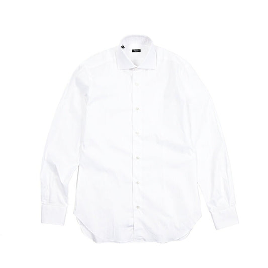 SALE｜BARBA コットン100% ホリゾンタルカラードレスシャツ / cucito a mamo 手縫い仕立て｜435649-38｜GUARDAROBA MILANO OFFICIAL STORE