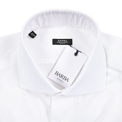 SALE｜BARBA コットン100% ホリゾンタルカラードレスシャツ / cucito a mamo 手縫い仕立て｜435649-38｜GUARDAROBA MILANO OFFICIAL STORE