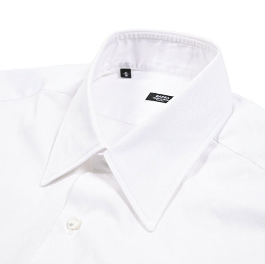 SALE｜BARBA コットン100% ホリゾンタルカラードレスシャツ / cucito a mamo 手縫い仕立て｜435651｜GUARDAROBA MILANO OFFICIAL STORE