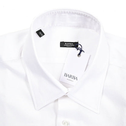 SALE｜BARBA コットン100% ホリゾンタルカラードレスシャツ / cucito a mamo 手縫い仕立て｜435651｜GUARDAROBA MILANO OFFICIAL STORE