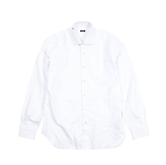 SALE｜BARBA コットン100% ホリゾンタルカラードレスシャツ / cucito a mamo 手縫い仕立て｜435652｜GUARDAROBA MILANO OFFICIAL STORE