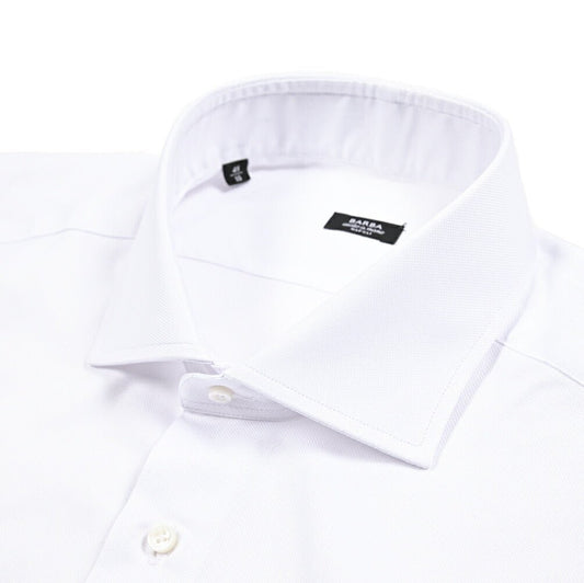 SALE｜BARBA コットン100% ホリゾンタルカラードレスシャツ / cucito a mamo 手縫い仕立て｜435652｜GUARDAROBA MILANO OFFICIAL STORE