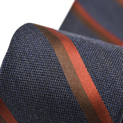 SALE｜BARBA ヴァージンウールシルク レジメンタル柄ネクタイ(セッテピエゲ)｜428363｜GUARDAROBA MILANO OFFICIAL STORE