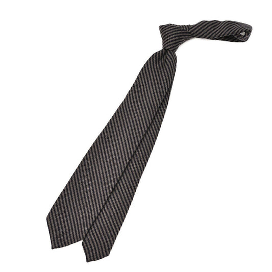 SALE｜BARBA ヴァージンウールシルク レジメンタル柄ネクタイ(セッテピエゲ)｜428373｜GUARDAROBA MILANO OFFICIAL STORE