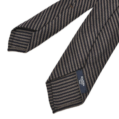 SALE｜BARBA ヴァージンウールシルク レジメンタル柄ネクタイ(セッテピエゲ)｜428373｜GUARDAROBA MILANO OFFICIAL STORE