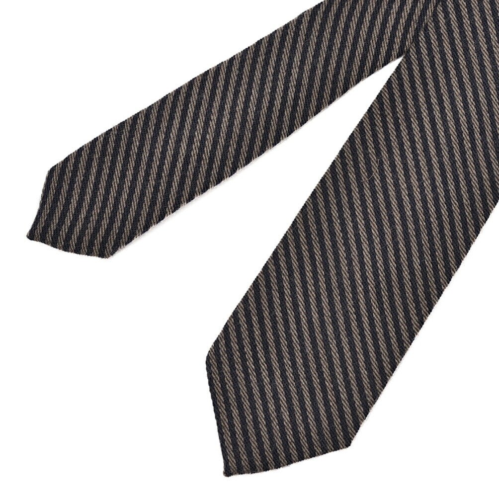 SALE｜BARBA ヴァージンウールシルク レジメンタル柄ネクタイ(セッテピエゲ)｜428373｜GUARDAROBA MILANO OFFICIAL STORE