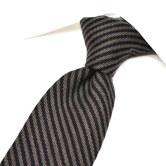 SALE｜BARBA ヴァージンウールシルク レジメンタル柄ネクタイ(セッテピエゲ)｜428373｜GUARDAROBA MILANO OFFICIAL STORE